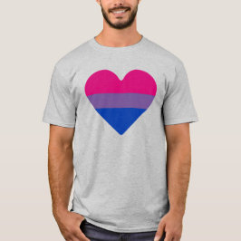 Camiseta Orgulho Coração Bissexual