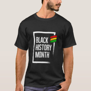 Camiseta Orgulho Cultural Ousado do Mês da História Negra