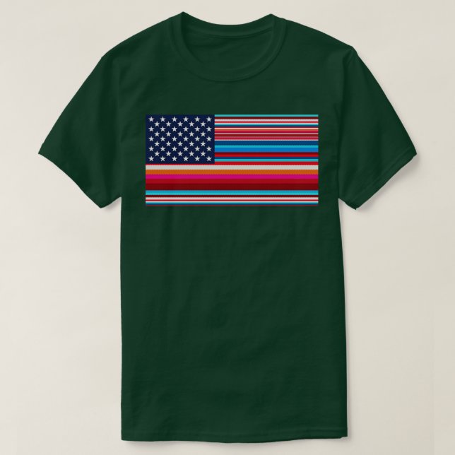 Camiseta Orgulho da América Latina Serrada Bandeira America (Frente do Design)