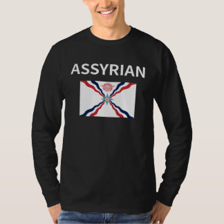 Camiseta Orgulho da Assíria Bandeira Assíria