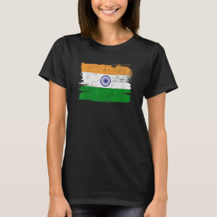 Camiseta Orgulho da Bandeira da Índia Amizade Orgulhoso Paz