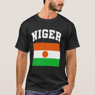 Camiseta Orgulho da Bandeira do Níger Pessoas Nigerianas Di