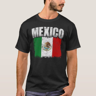 Camiseta Orgulho da Bandeira Mexicana Patriótica Vintage En