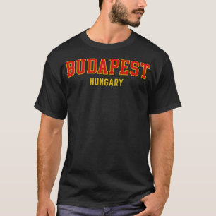 Camiseta Orgulho da Cidade de Budapeste Varsity