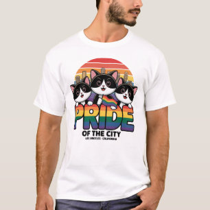 Camiseta Orgulho da cidade de Los Angeles, Califórnia, EUA