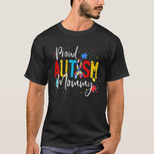 Camiseta Orgulho da Consciência do Autismo Mãe de Autista P