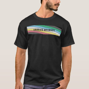 Camiseta orgulho da deficiência-aceite a diversidade