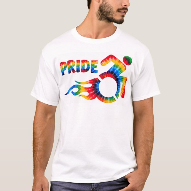 Camiseta Orgulho da Deficiência (Design 3) (Frente)