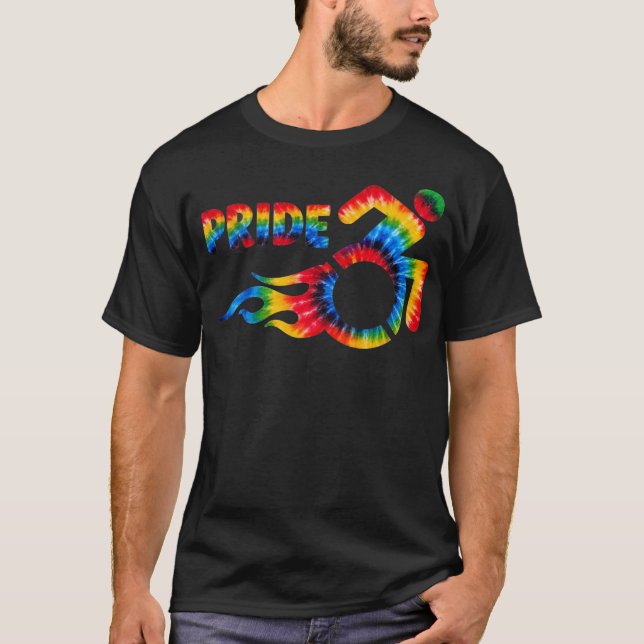 Camiseta Orgulho da Deficiência (Design 5) (Frente)