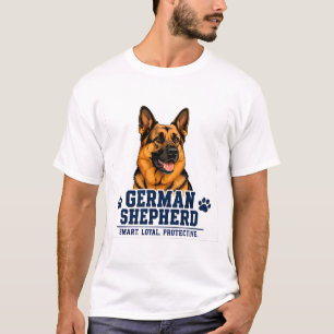 Camiseta 🐾 Orgulho da Família do Dono de Pastor Alemão 🐾