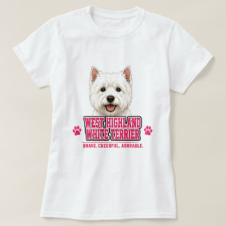 Camiseta 🐾 Orgulho da Família Terrier Branco do Oeste High