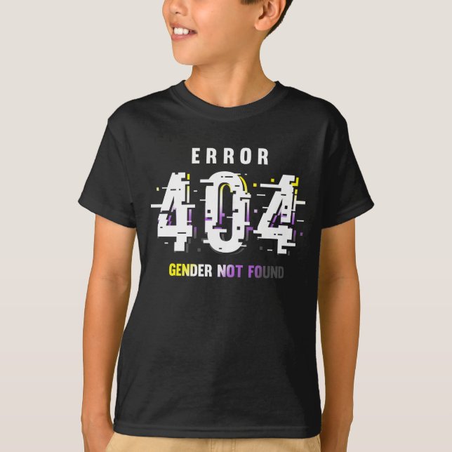 Camiseta Orgulho da Fila LGBTQ de Gênero Não Binário (Frente)