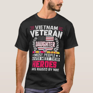 Camiseta Orgulho da Filha do Exército Americano Vietnã Vete