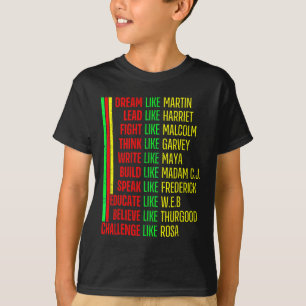 Camiseta Orgulho da História Negra Martin Afro Negro Africa