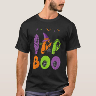 Camiseta Orgulho da Língua de Sinais Americana Boo Hands AS