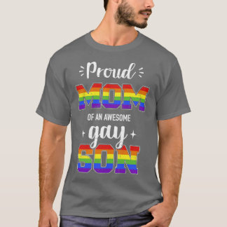 Camiseta Orgulho da mãe do gay incrível orgulho do arco-íri