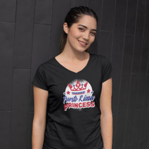 Camiseta Orgulho da Menina Boricua, Princesa Cute Cute
