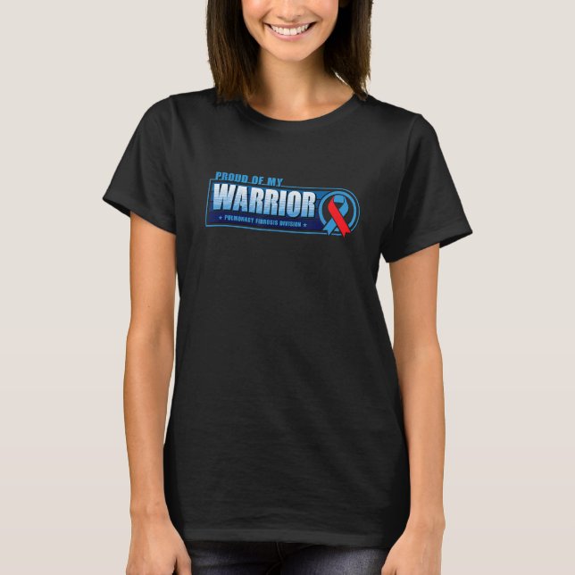 Camiseta Orgulho Da Minha Fibrose Pulmonar Coragem De Guerr (Frente)