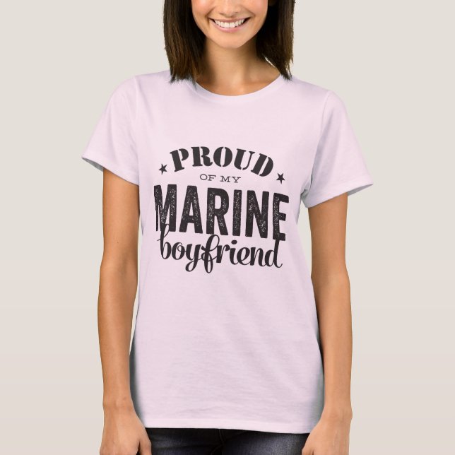 Camiseta Orgulho da minha namorado MARINE (Frente)