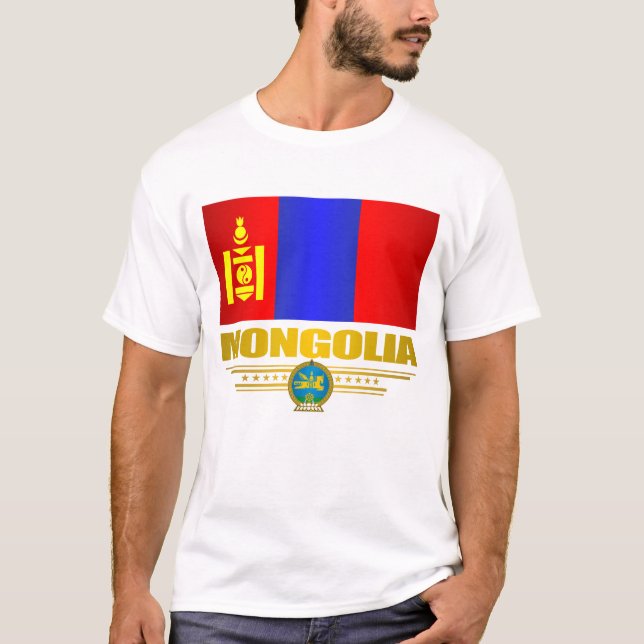 Camiseta Orgulho da Mongólia (Frente)