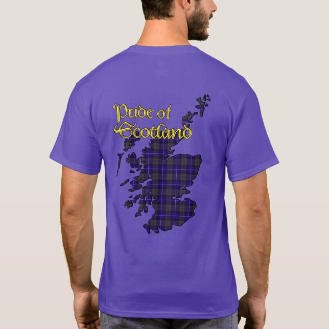 Camiseta Orgulho da Scotland Tartan T-Shirt (Verso)