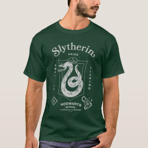 Camiseta ORGULHO DA SLYTHERIN™ Ambição Astúcia Brasão