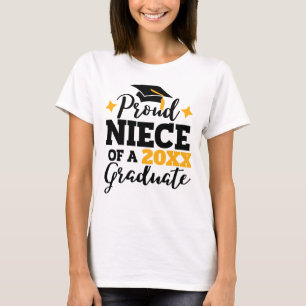 Camiseta Orgulho da sobrinha de um formando de 2022