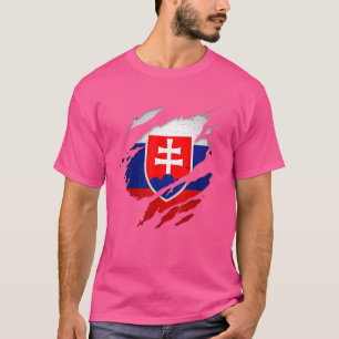 Camiseta Orgulho da Torn Eslovaca Ripper Bandeira Eslováqui