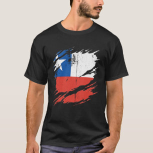 Camiseta Orgulho da Torre Chilena Arremessou Bandeira do Ch