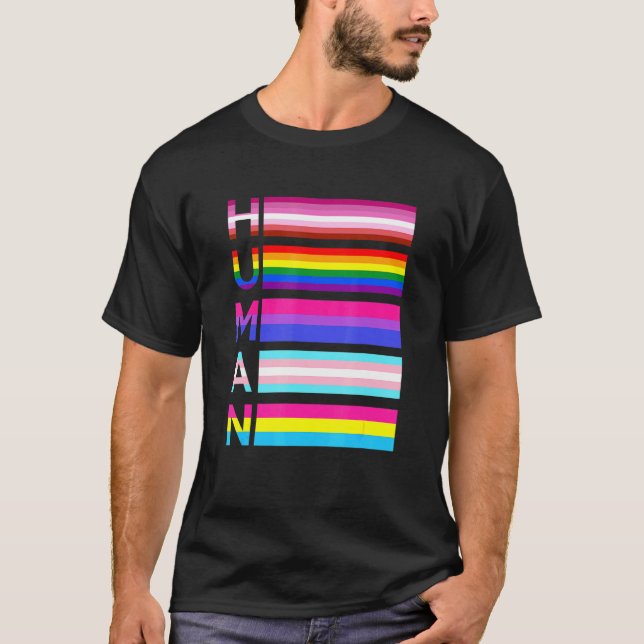 Camiseta Orgulho da Transgênero na Comunidade de Gay do Lgb (Frente)