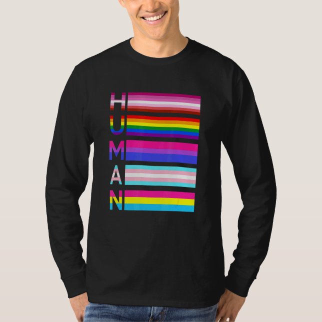 Camiseta Orgulho da Transgênero na Comunidade de Gay do Lgb (Frente)