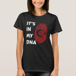 Camiseta Orgulho da Turquia pela paz no terremoto de DNA na