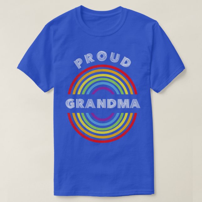 Camiseta Orgulho da vovó LGBT LGBT T Apoio LGBT P (Frente do Design)