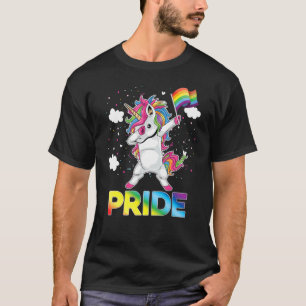 Camiseta Orgulho Dabbing Unicorn Lgbt Pride Gay Lésbica