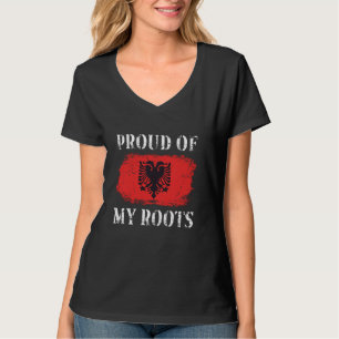 Camiseta Orgulho Das Minhas Raízes Albanesas Na Albânia