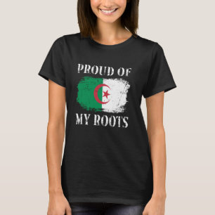Camiseta Orgulho Das Minhas Raízes Argelinas Bandeira Argel