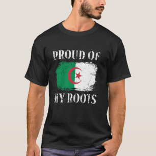 Camiseta Orgulho Das Minhas Raízes Argelinas Bandeira Argel