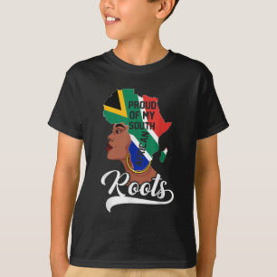 Camiseta Orgulho Das Minhas Raízes Da África Do Sul Montes