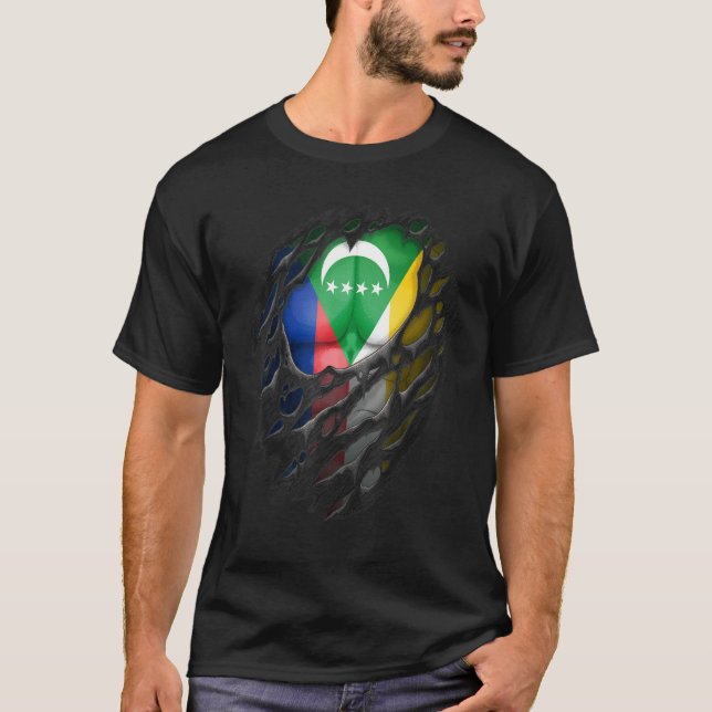 Camiseta Orgulho das Raízes de Comoran Arruinadas Arruinada (Frente)