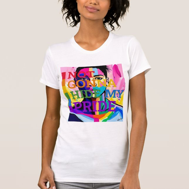 Camiseta Orgulho de abraçar minha autêntica camisa-T (Frente)