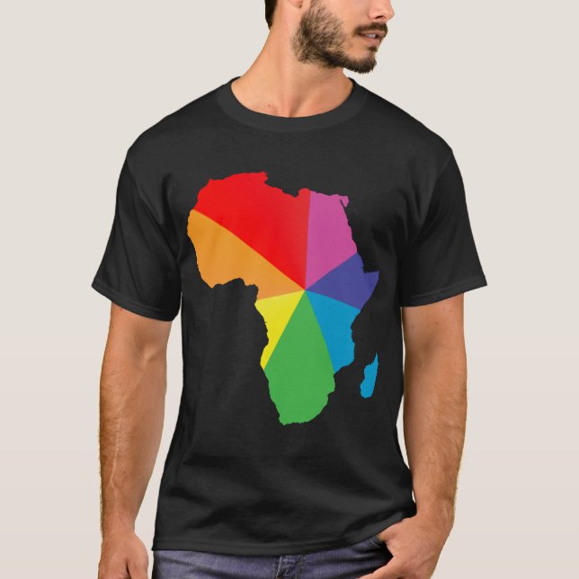 Camiseta orgulho de áfrica. (Frente)