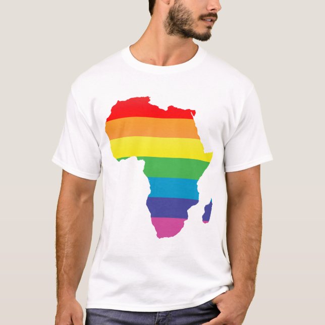 Camiseta orgulho de áfrica. (Frente)