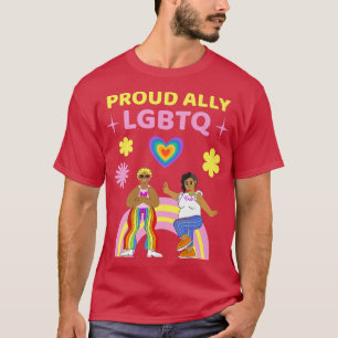 Camiseta Orgulho de Ally LGBTQ Gay Community Orgulho Lésbic