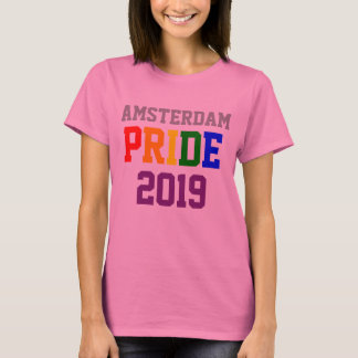 Camiseta Orgulho de Amsterdã Personalizado 2019