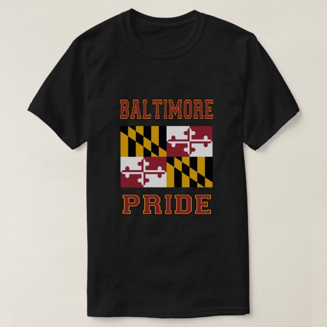 Camiseta Orgulho de Baltimore (Frente do Design)