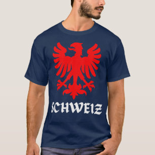 Camiseta Orgulho de Bandeira da Suíça da Águia suiça