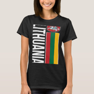 Camiseta Orgulho de Bandeira lituana Dia da Lituânia Roo da