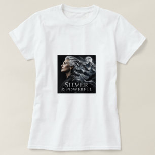 Camiseta Orgulho de Cabelo Grisalho Prateado e Poderoso Irm