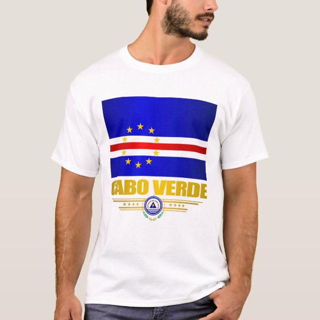Camiseta Orgulho de Cabo Verde (Frente)