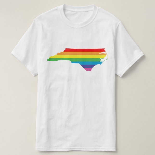 Camiseta orgulho de carolina do norte. (Frente do Design)